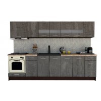 Bucatarie MARINA NEW 300 B Wenge / Decor K352